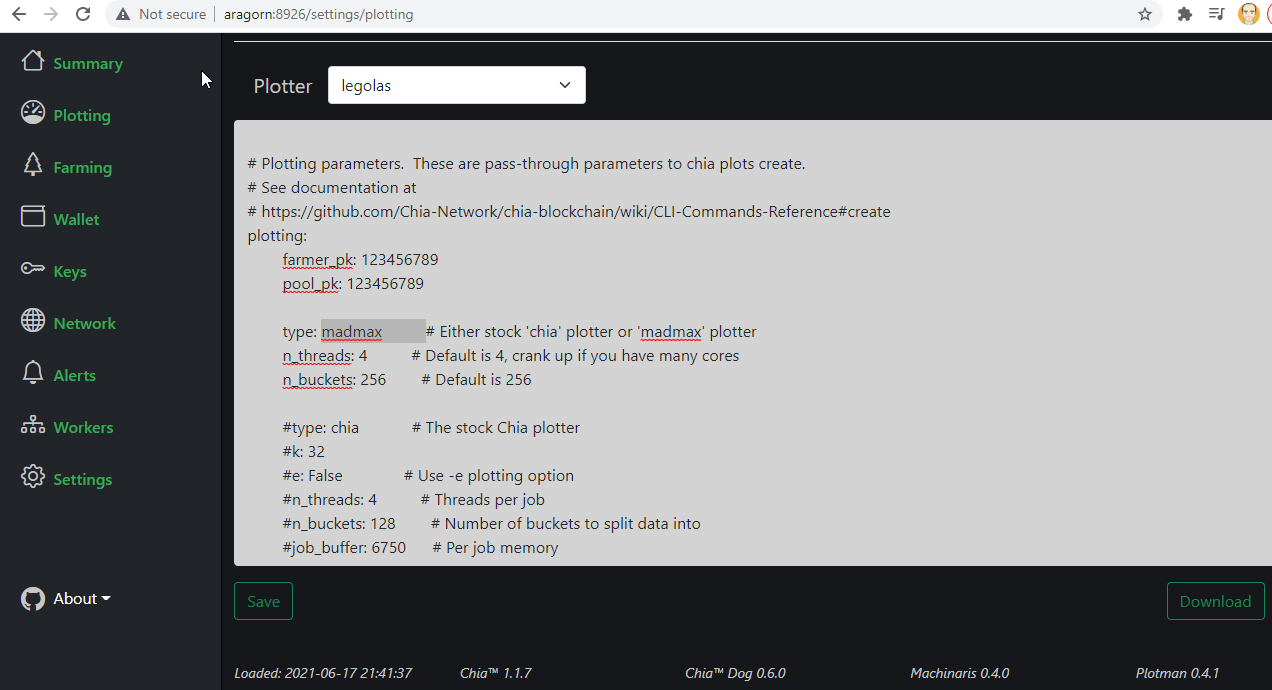 machinaris_settings