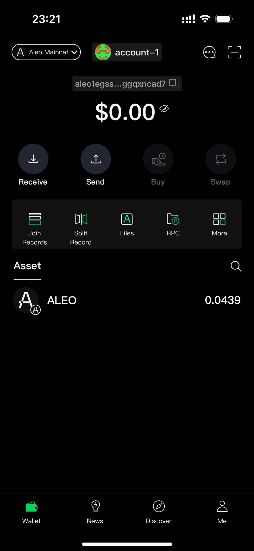 aleo-wallet